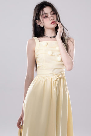 Daylight Floral Halter Dress