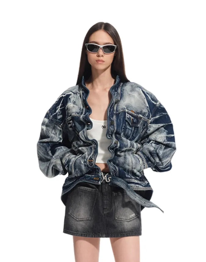 "Feria Series" Volcano Washed Denim Jacket