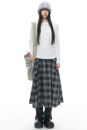 Decorative Button Layered Top