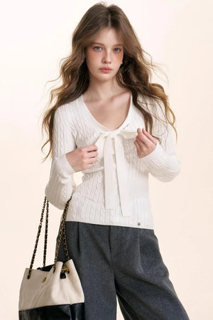 Delicate Floral Knit Top