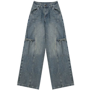 Denim Asymmetry Fit Pants