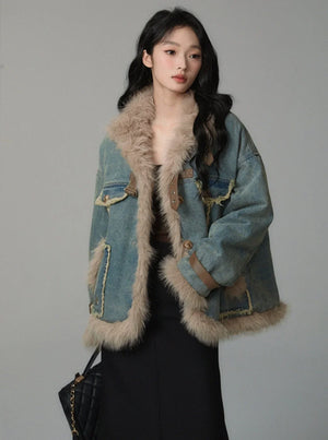 denim cotton suit jacket