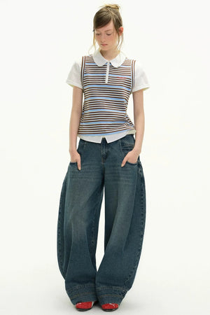 Denim Echo High-Waisted Jeans