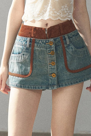 Denim Jacket & Skirt Suit Set-Up