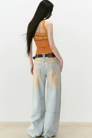 Designer Woolen Floral Halter Top