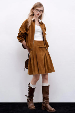 Detachable Bow Collar Jacket