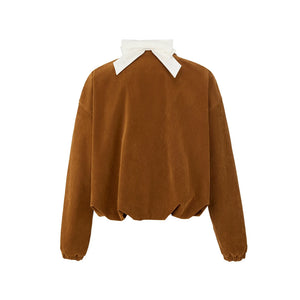 Detachable Bow Collar Jacket
