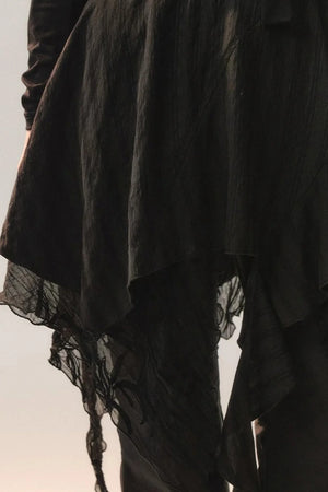 Detachable Lace Irregular Pants