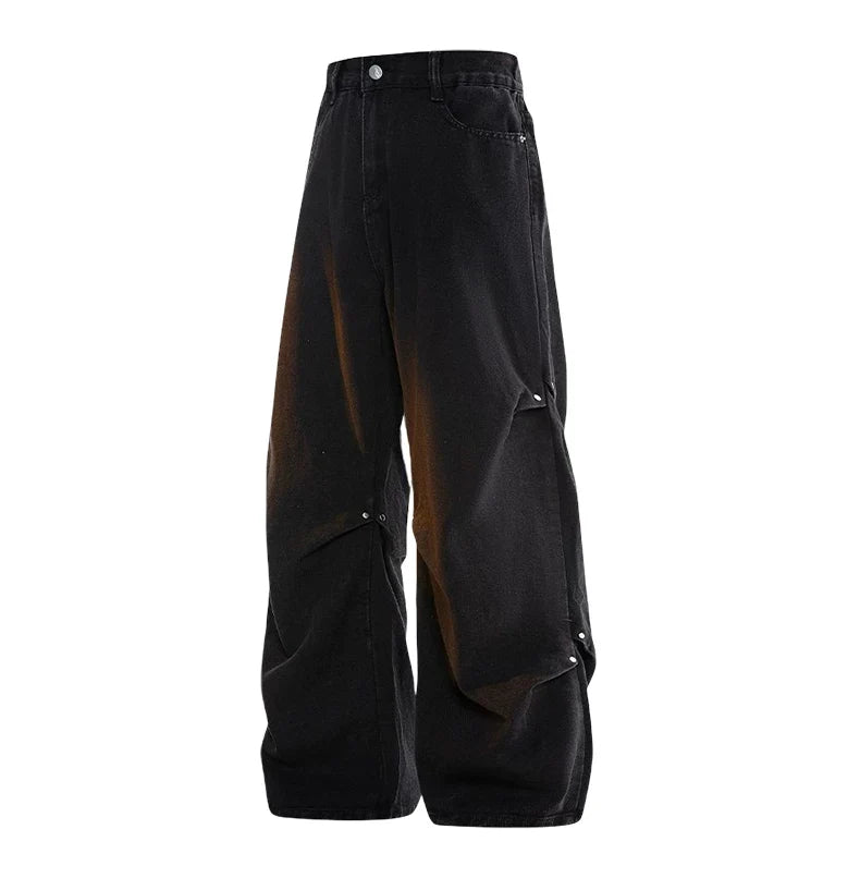 Gradient-Wash Straight-Leg Jeans