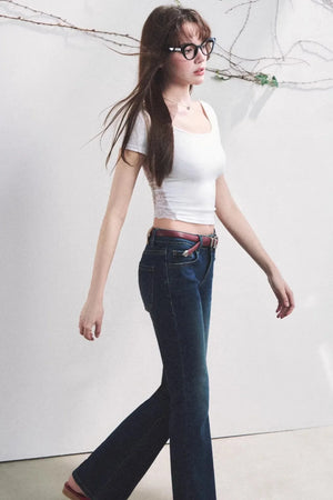 Dewdrop Lace Backless Top