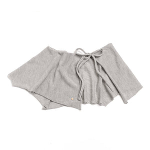 Doll Collar Knitted Cardigan Set-Up
