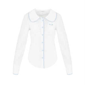 Doll Collar Waist Shirt
