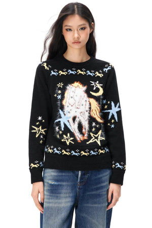 Dopamine Jacquard Knit Sweater