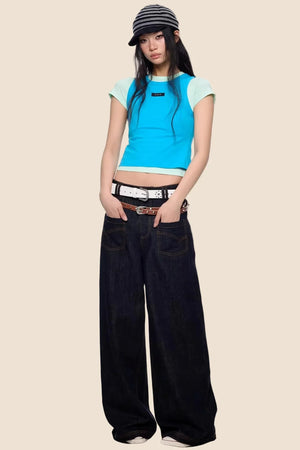 Dopamine Retro Slim-Fit Top