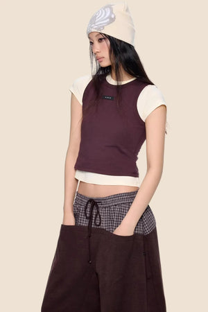 Dopamine Retro Slim-Fit Top