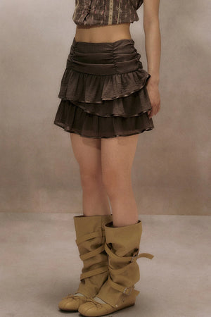 Dot Truffle Irregular Cake Skirt