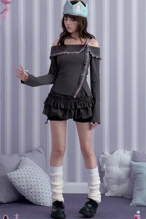 Double Ruffle Pantalet Skirt