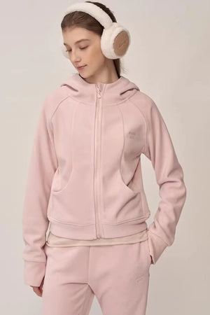 Double-Sided Fleece Hooded Jacket Set-Up