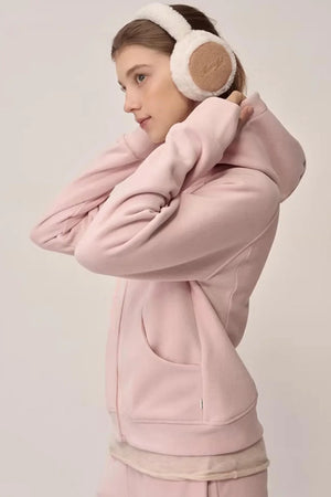 Double-Sided Fleece Hooded Jacket Set-Up