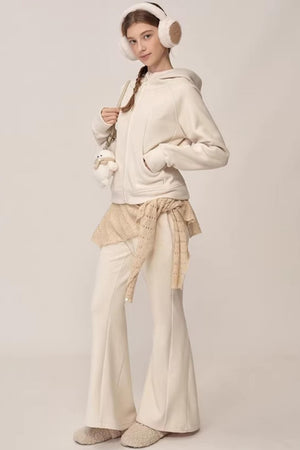 Double-Sided Fleece Hooded Jacket Set-Up