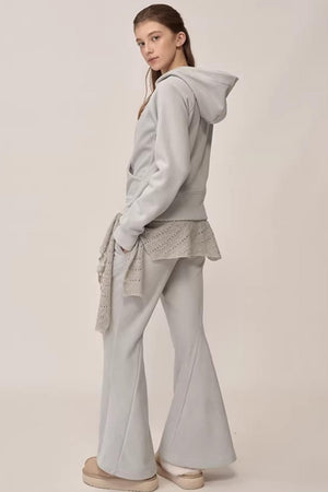 Double-Sided Fleece Hooded Jacket Set-Up