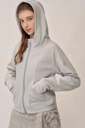Double-Sided Fleece Hooded Jacket Set-Up