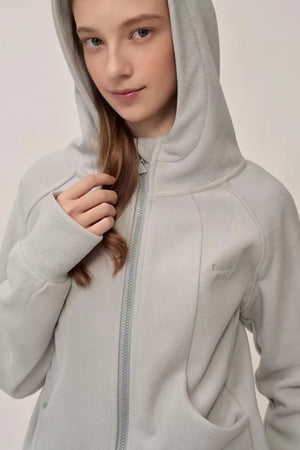 Double-Sided Fleece Hooded Jacket Set-Up