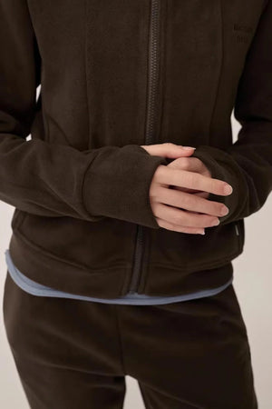 Double-Sided Fleece Hooded Jacket Set-Up