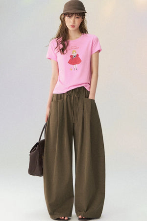 Double Waistband Scimitar Trousers