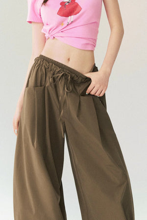 Double Waistband Scimitar Trousers