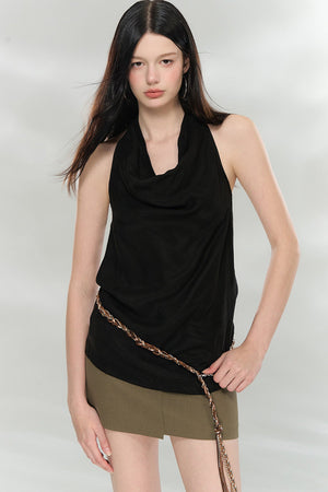Drapey Halter Neck Top
