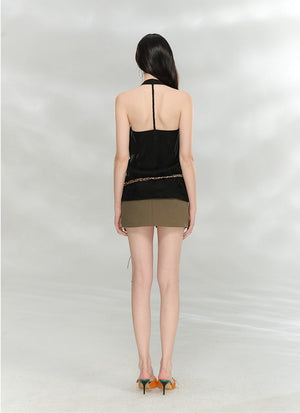 Drapey Halter Neck Top