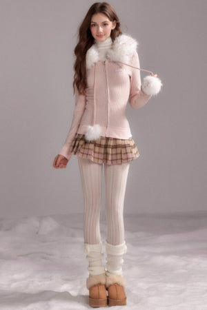 Dream Bree Pleated Short Skirt