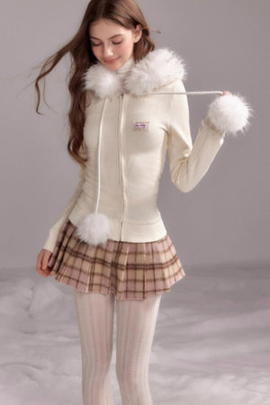 Dream Bree Pleated Short Skirt