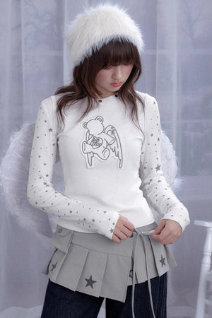Dream Core Lace-Up Skirt