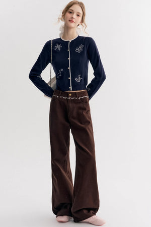 Dream Garden Embroidered Cardigan