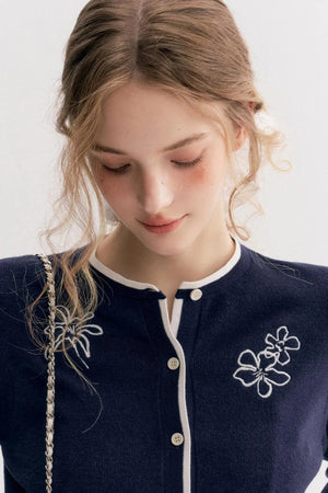 Dream Garden Embroidered Cardigan