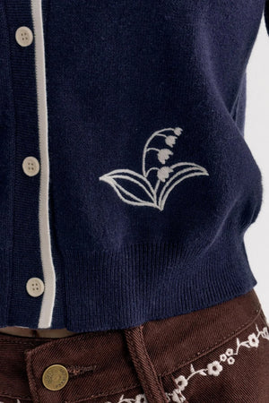 Dream Garden Embroidered Cardigan
