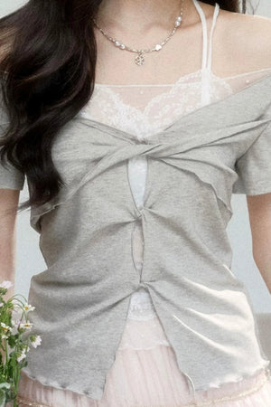 Dream Weaver Lace Knot Top Set-Up