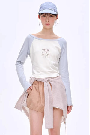 Dreamy Floral Raglan Top