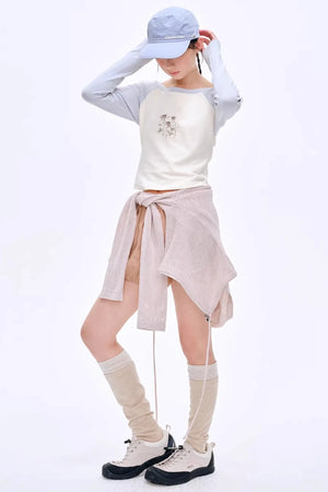 Dreamy Floral Raglan Top