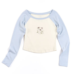 Dreamy Floral Raglan Top
