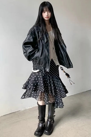 Dreamy Polka Dot Skirt