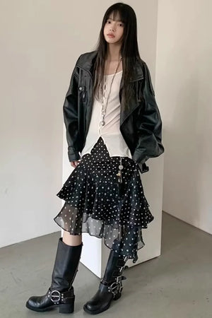 Dreamy Polka Dot Skirt