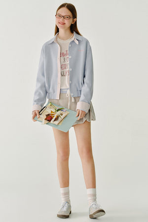 Drop Shoulder Sweat Jacket
