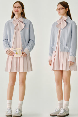 Drop Shoulder Sweat Jacket