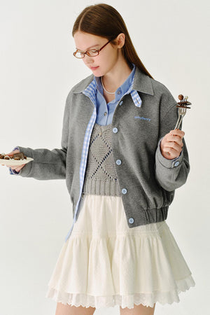 Drop Shoulder Sweat Jacket