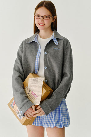 Drop Shoulder Sweat Jacket