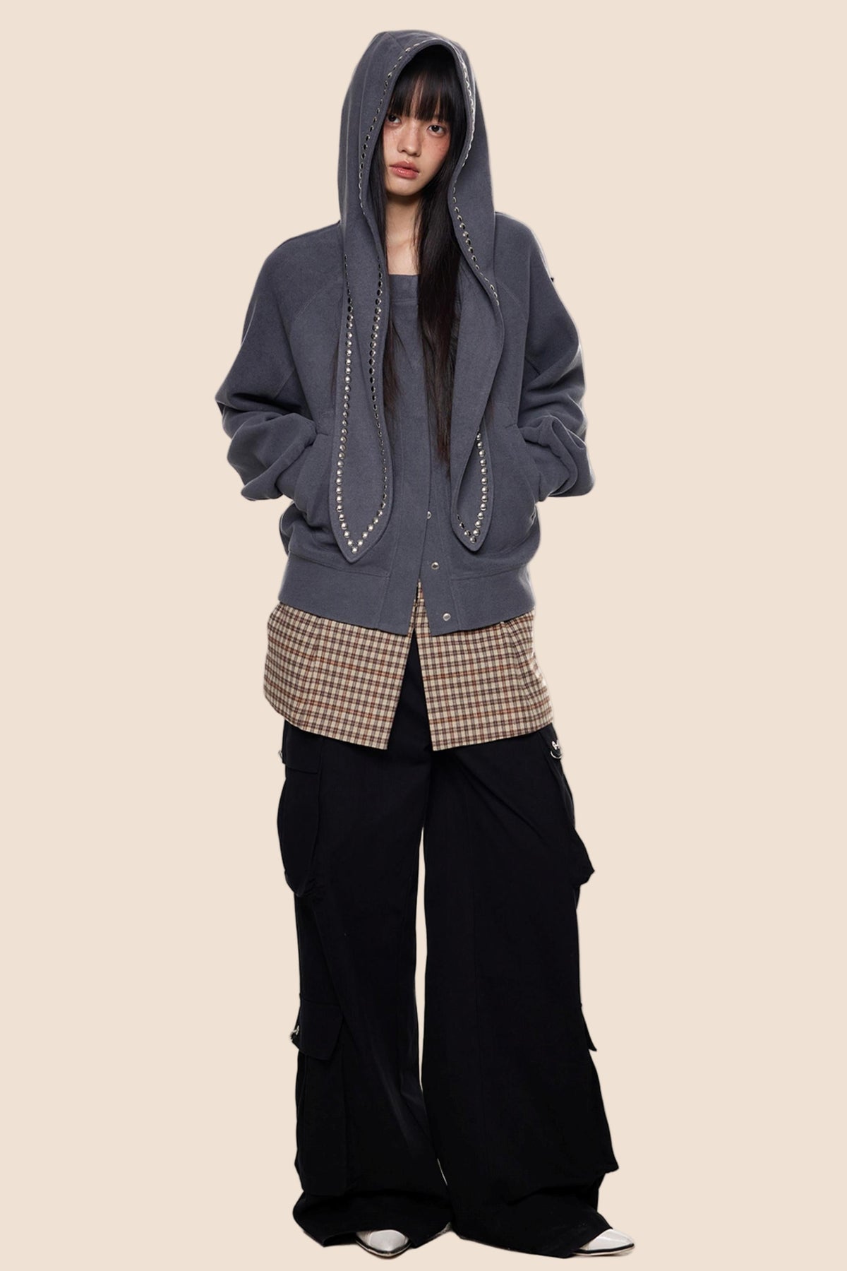 Ear Hooded Jacket