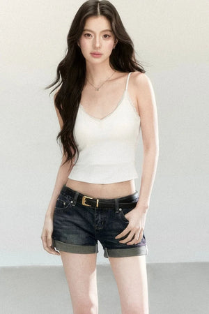 Elastic Lace V-Neck Camisole